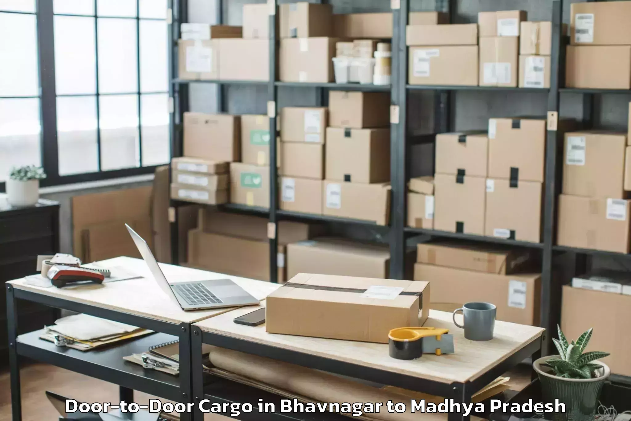 Professional Bhavnagar to Rewa Door To Door Cargo